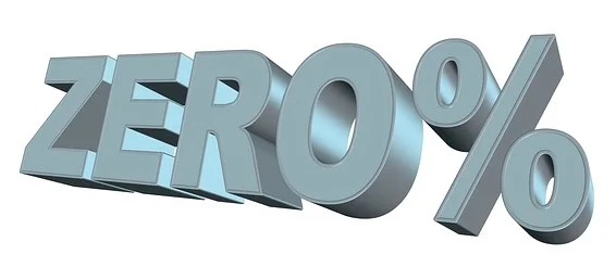 Zero percent car finance